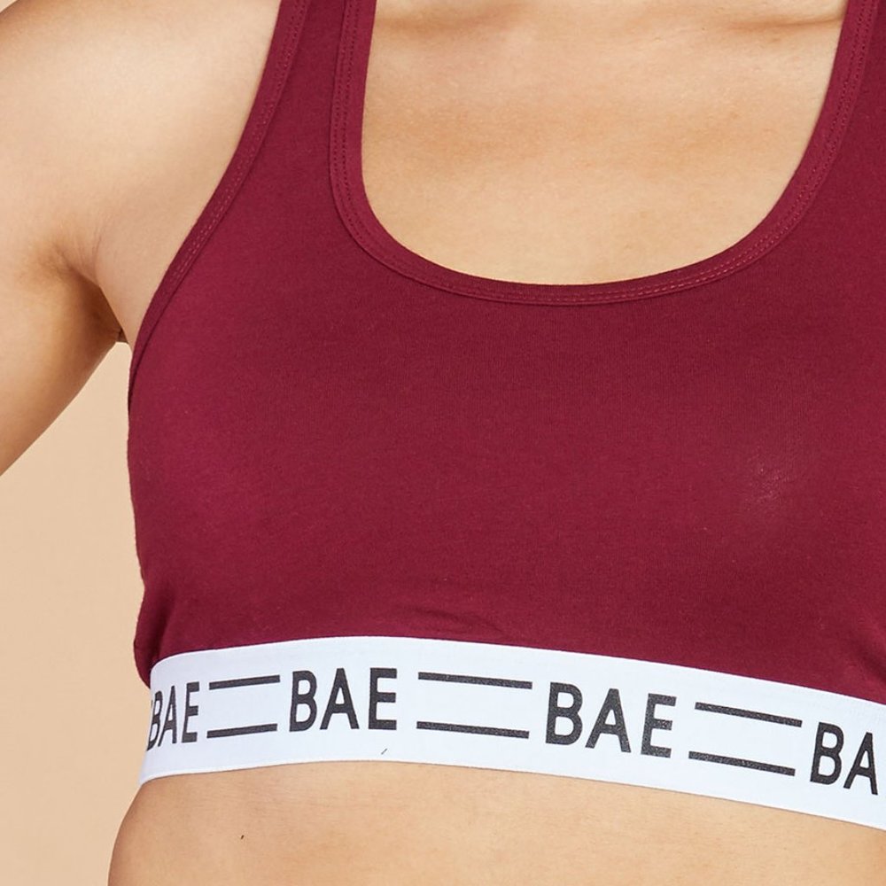 BAE LETTER BRA TOP